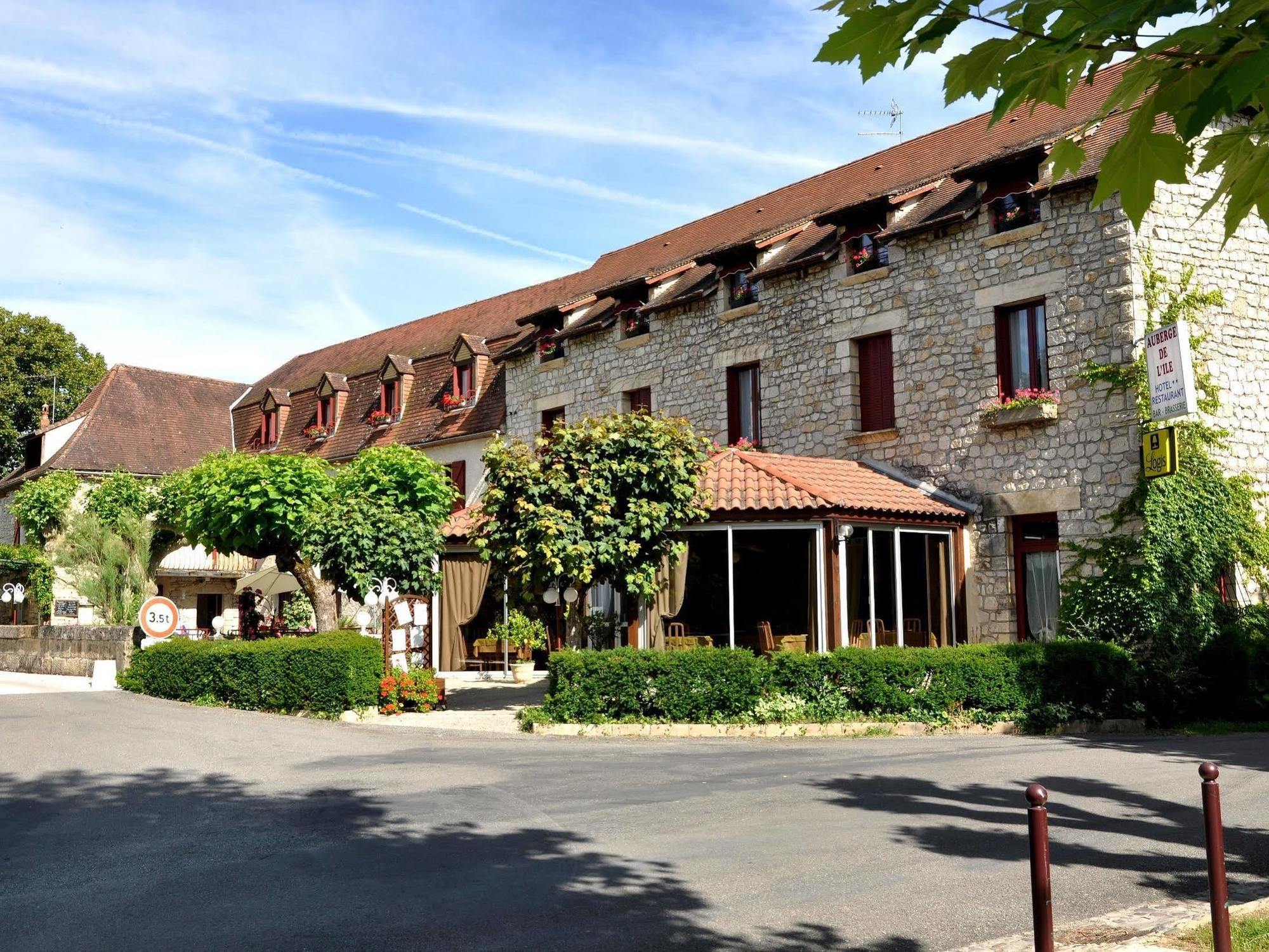 Logis Hotels - Auberge De L'Ile - Hotel 3 Etoiles Et Restaurant Creysse  Kültér fotó